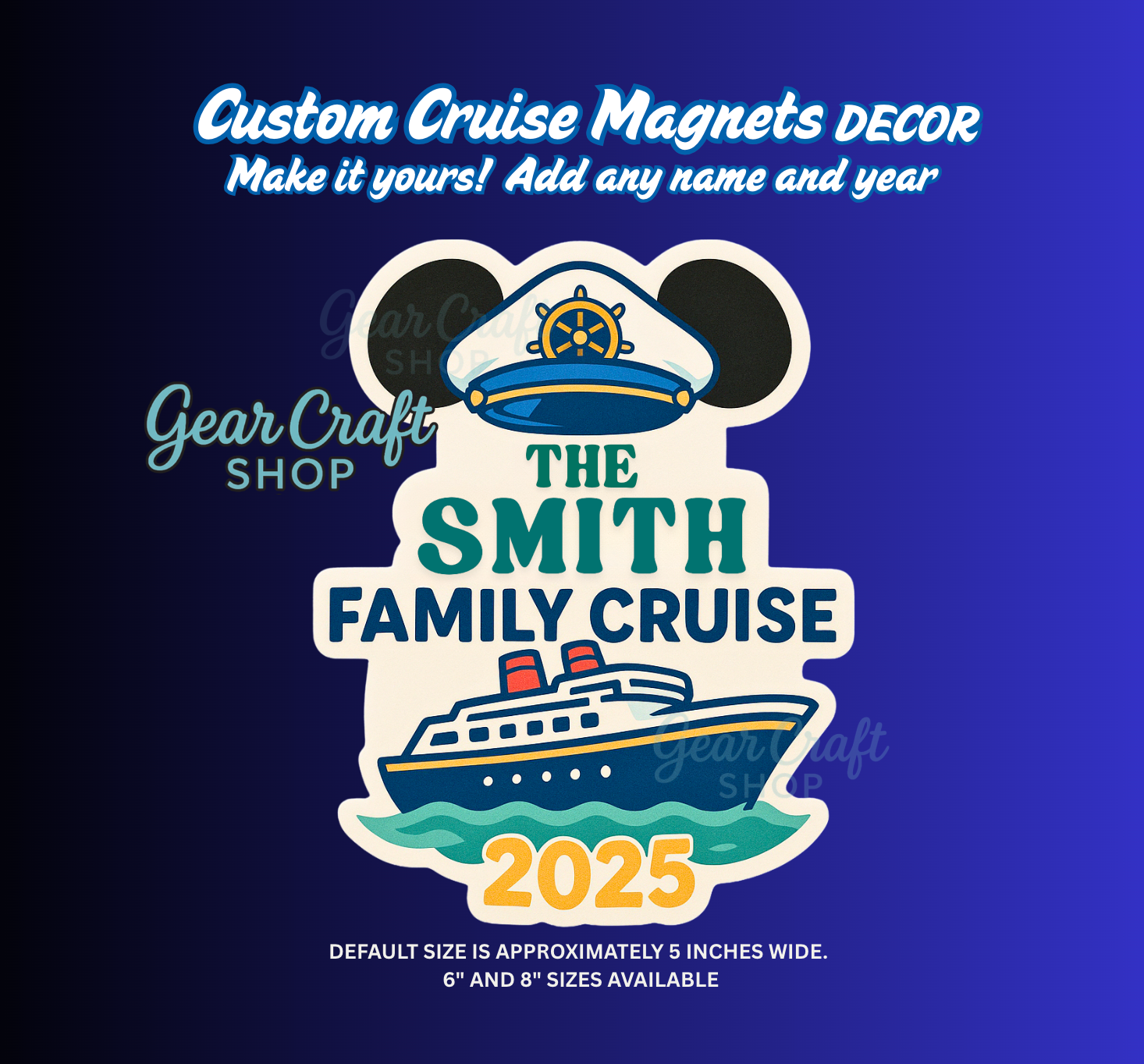 Cute Cruise Door Magnet — by Gear Craft Shop