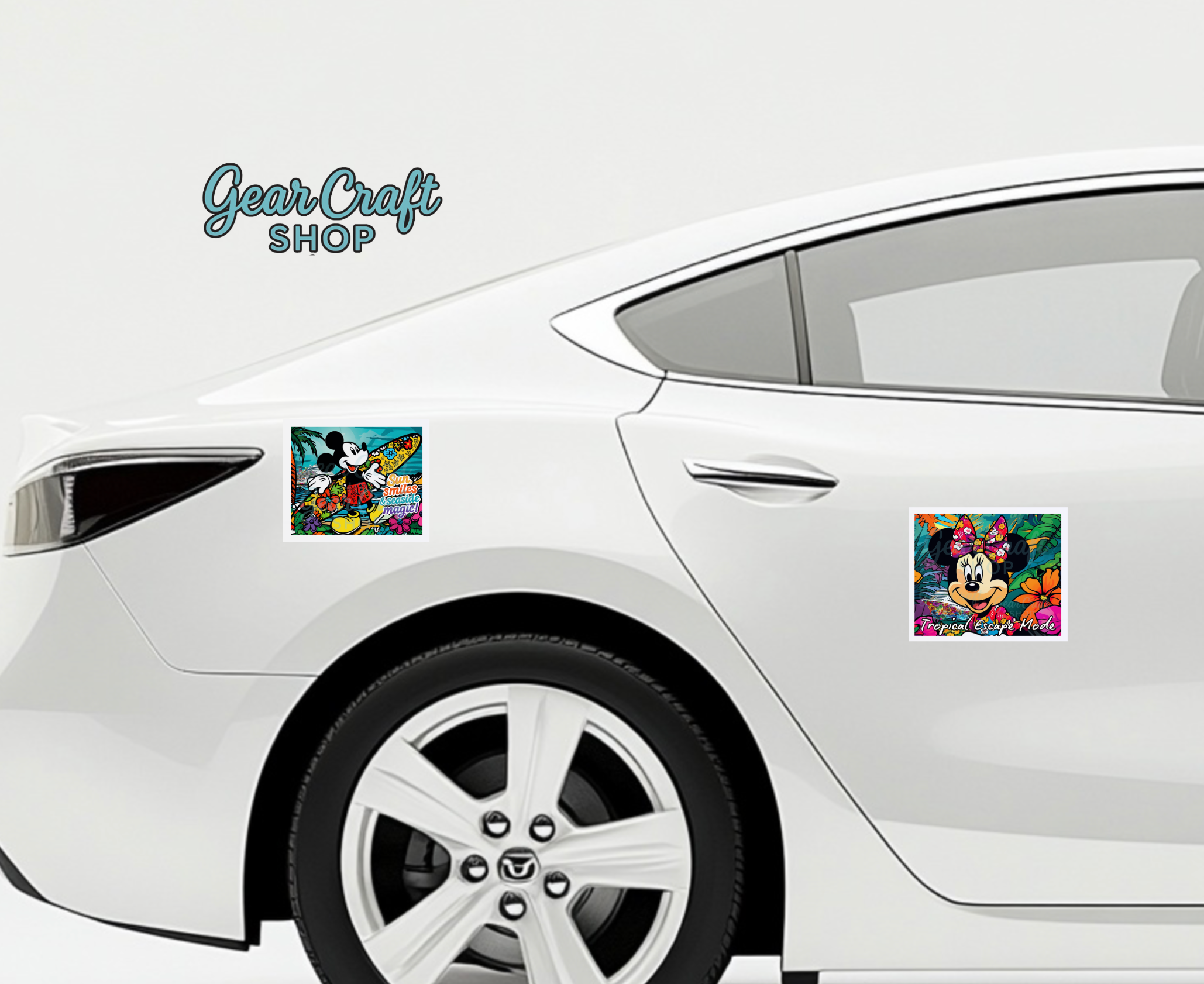 Tropical Cruise Door Magnets | Fun Disney-Inspired Vacation Designs