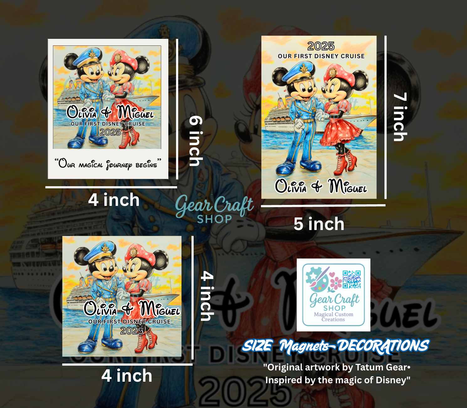Personalized Cruise Door Magnets — by Gear Craft Shop