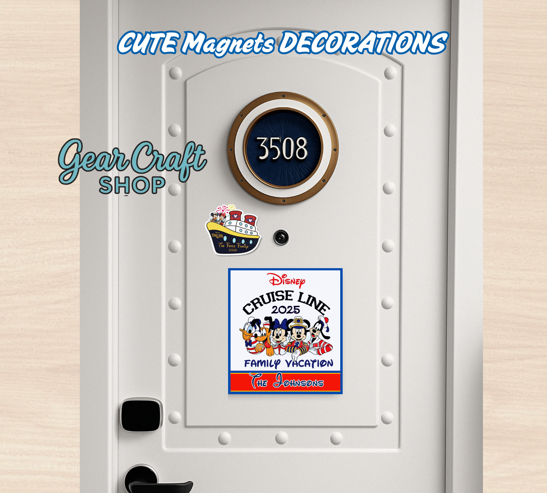 Friends Cruise Name Magnet — by Gear Craft Shop