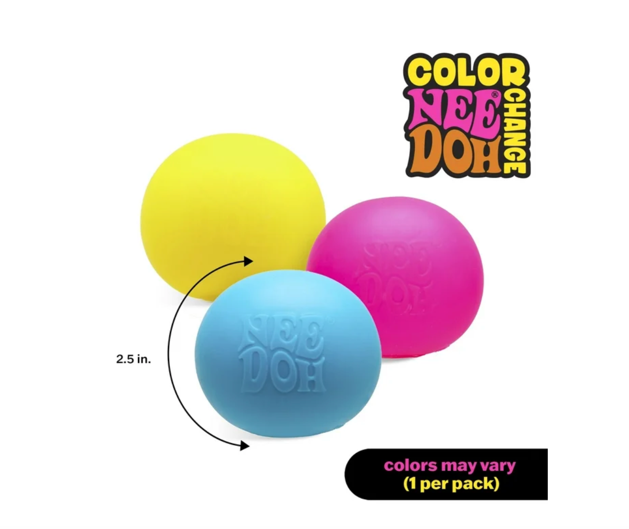 NeeDoh Color Change, Novelty Fidget Toy, Children Ages 3+
