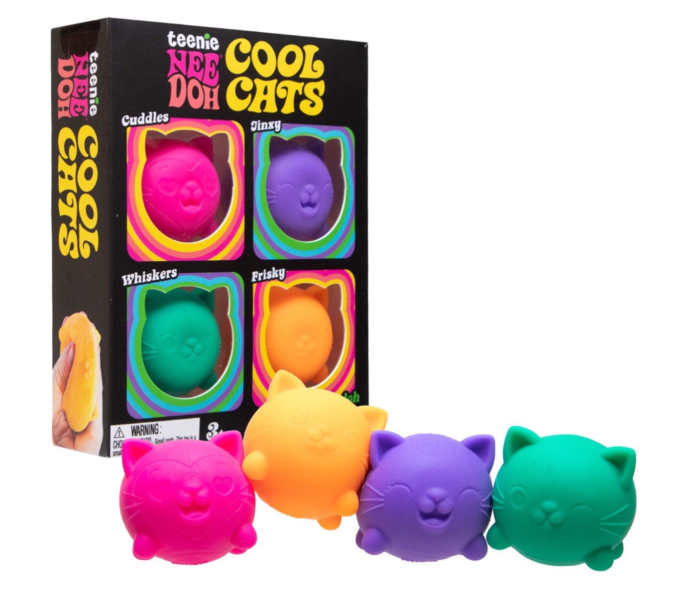 NeeDoh Teenie Cool Kittens Multipack