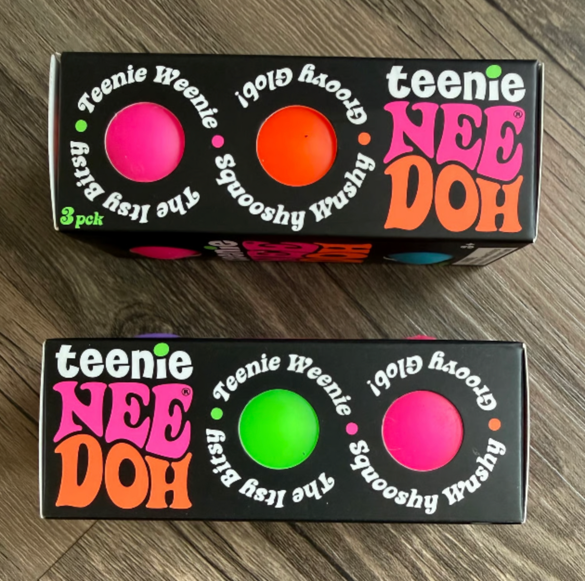 NeeDoh Teenie 3-Pack - 1 Random Color