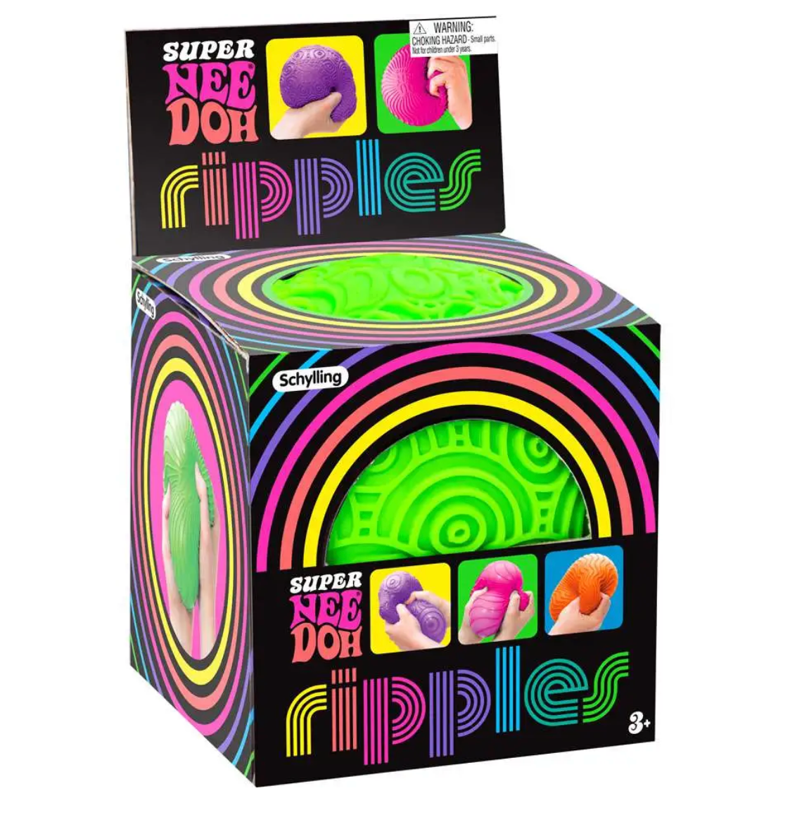 Schylling Needoh Super Ripple - COLOR GREEN