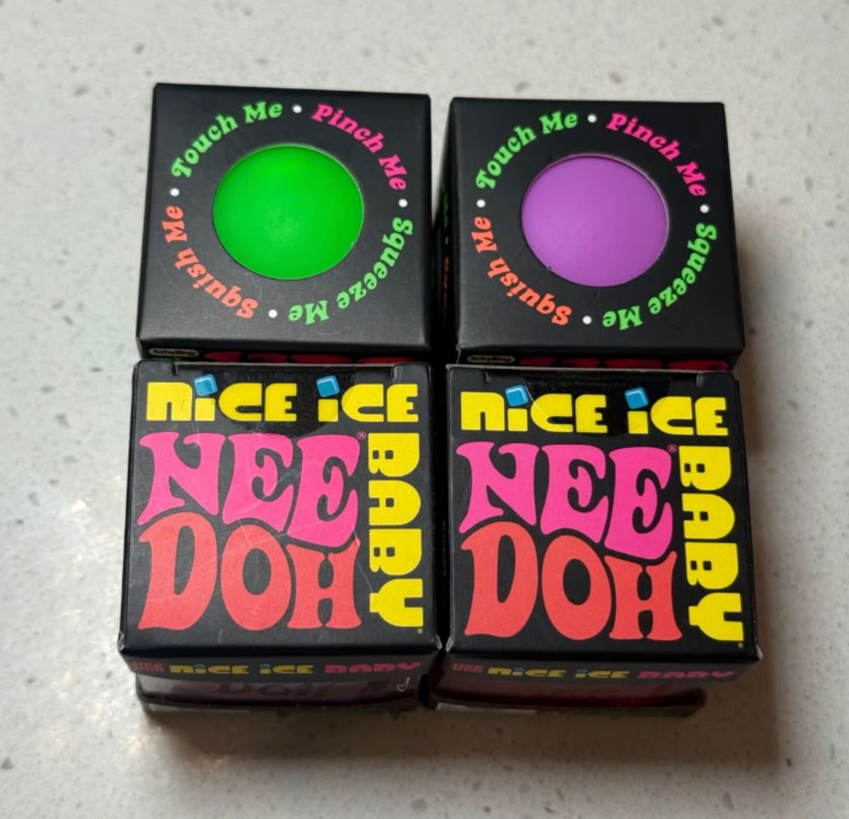 Teenie NeeDoh Bundle: Groovy Glob & Nice Ice Baby