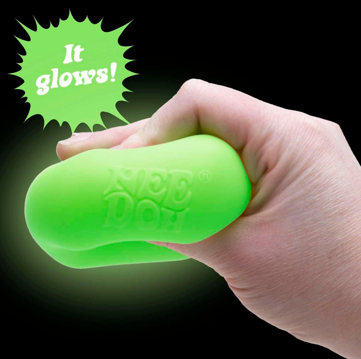 NeeDoh Nice Cube Glow – Limited Mystery Color (1 Cube)