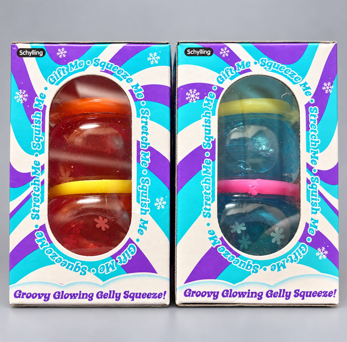 HTF ultra Rare NeeDoh Groovy the Glowman – 2024 Holiday Collectible | Hard to Find! ✨ - pink or blue