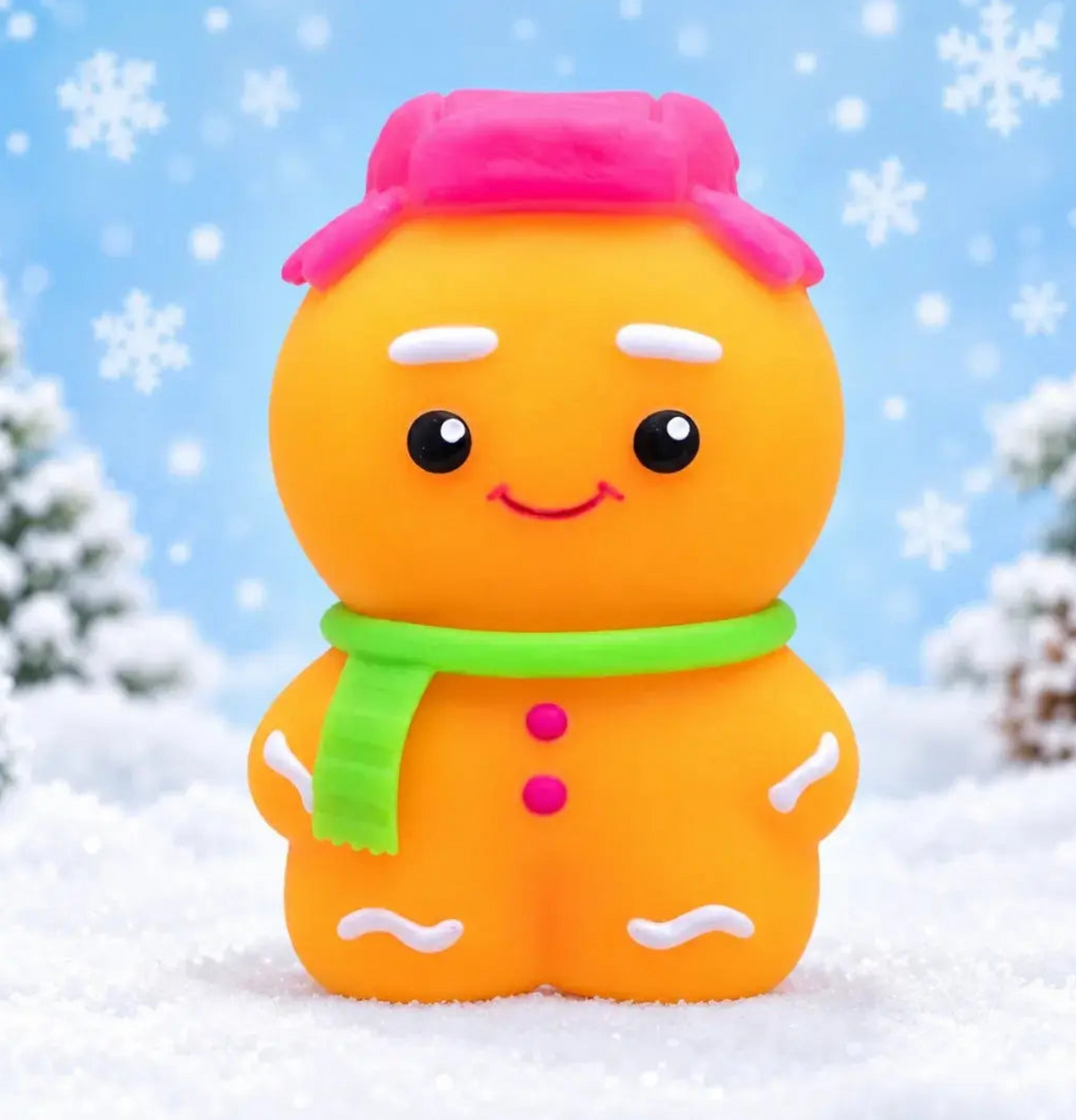 NeeDoh Ginger Glowman – Collectible Mystery Color (1 Piece)