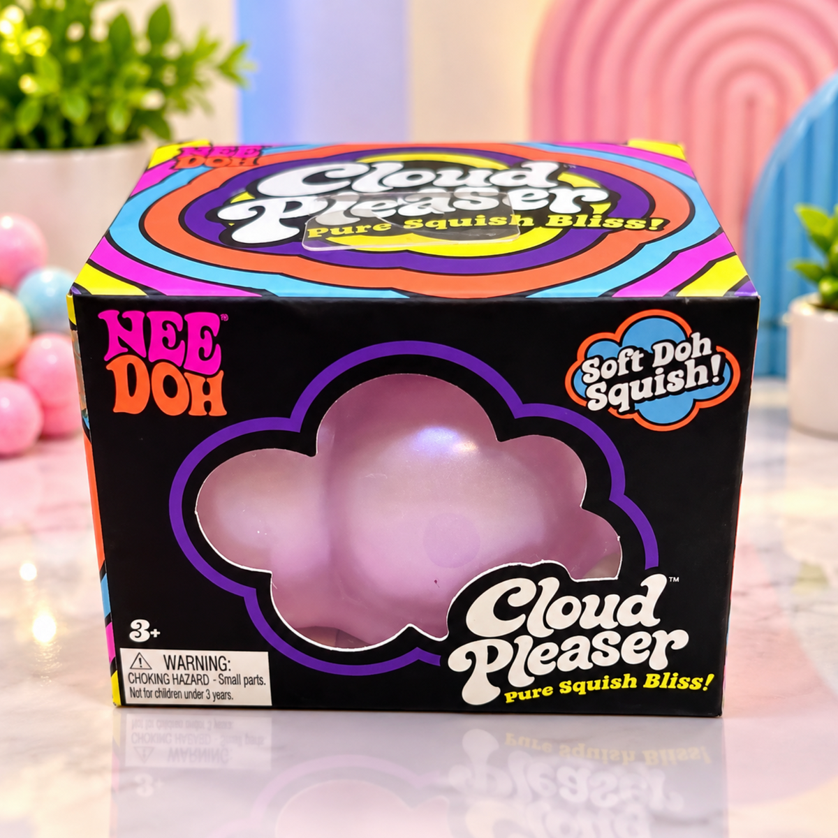 Authentic Schylling NeeDoh Cloud Pleaser – Soft Squishy Fidget Toy
