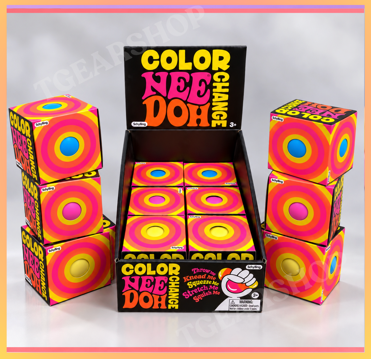 NeeDoh Color Change 12-Piece Bundle – Christmas Gifts & Party Favors