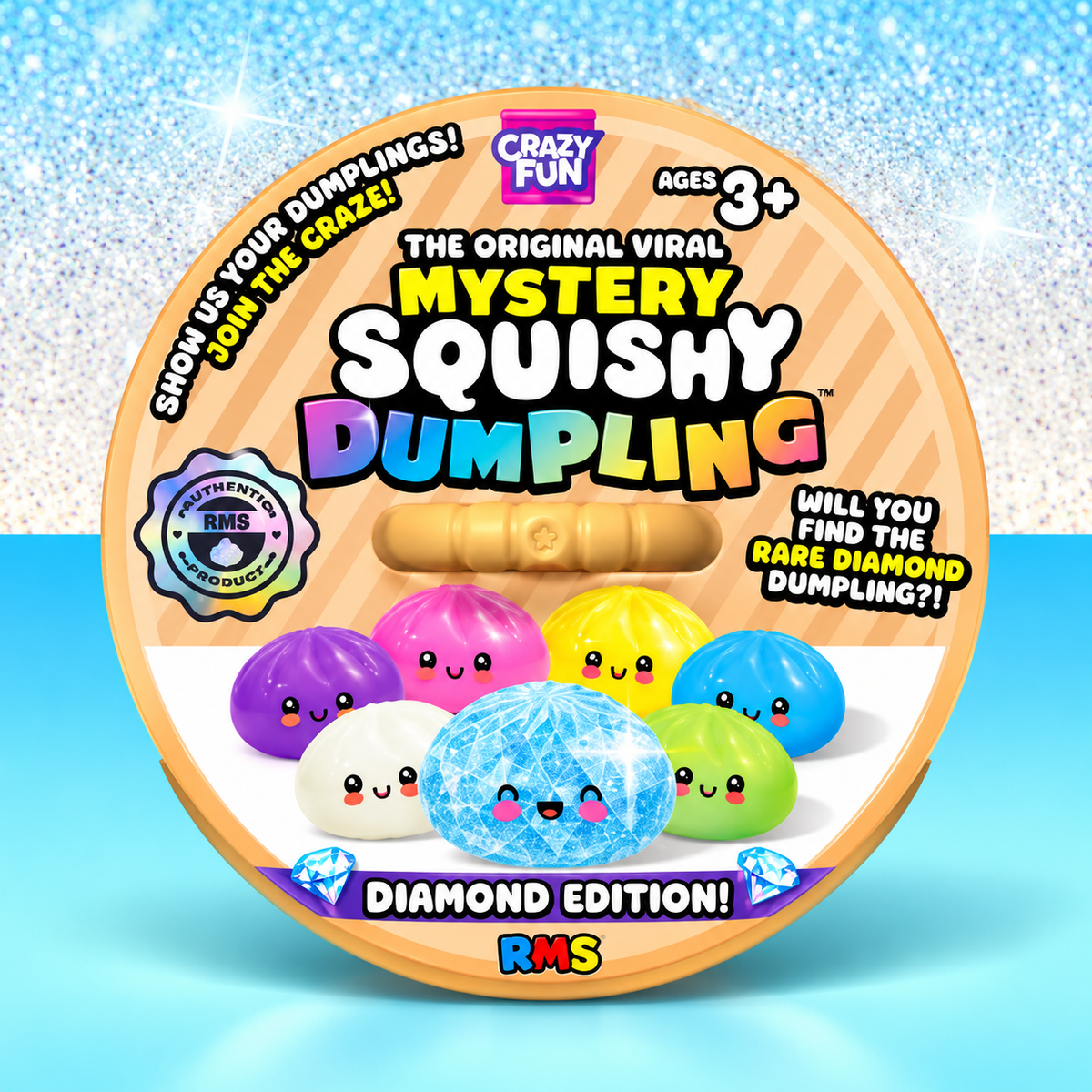 RMS Mystery Squishy Dumpling – Diamond Edition Surprise