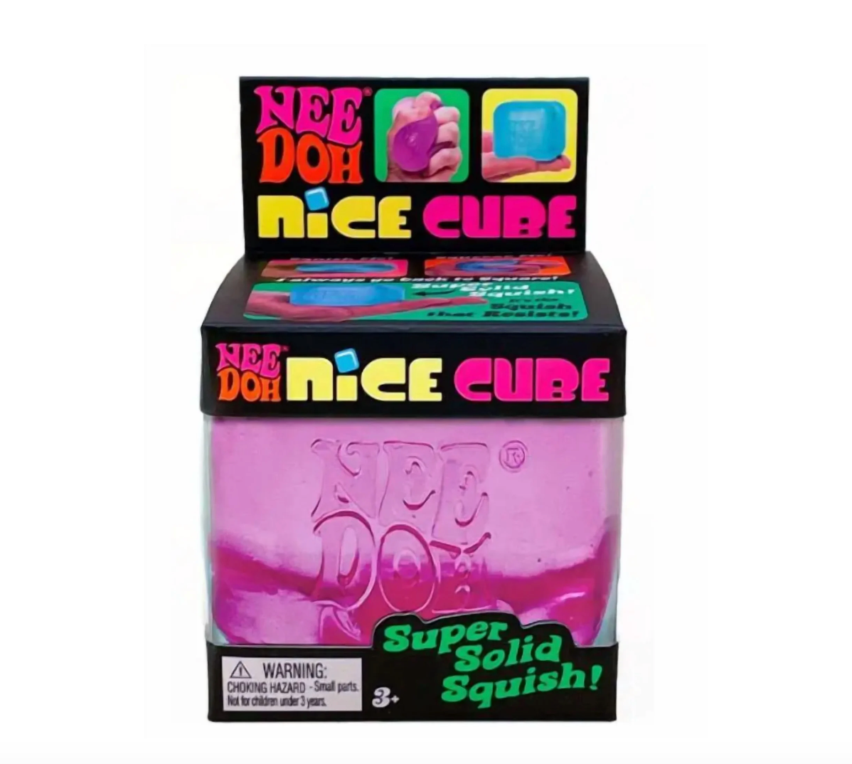 NeeDoh Nice Cube PINK, 1 PC
