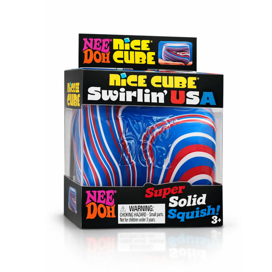 NeeDoh Nice Cube Swirlin' USA