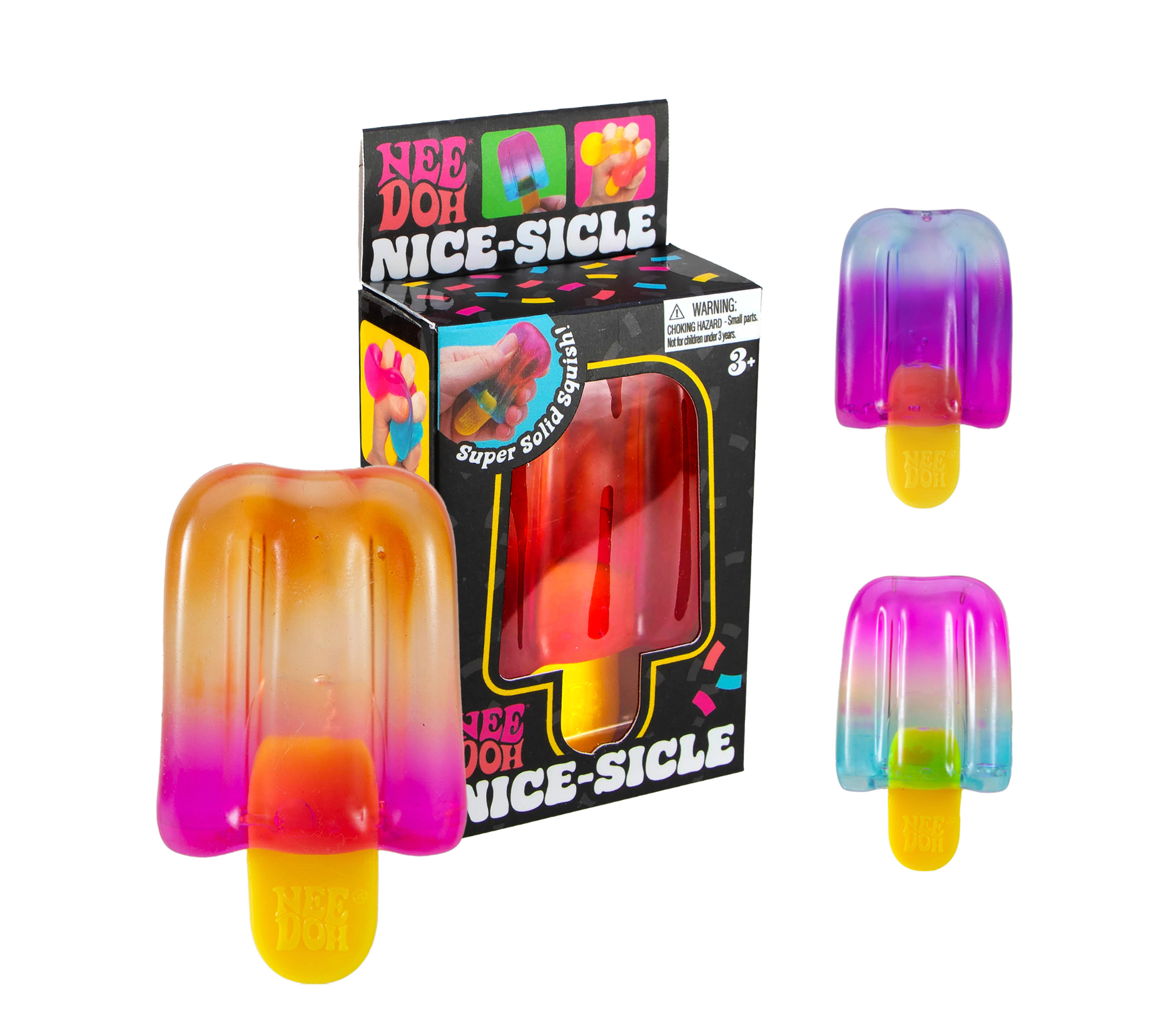 Schylling NeeDoh Nice Ice Baby - 1.25" Cube -  1 item   [1 RANDOM Color]
