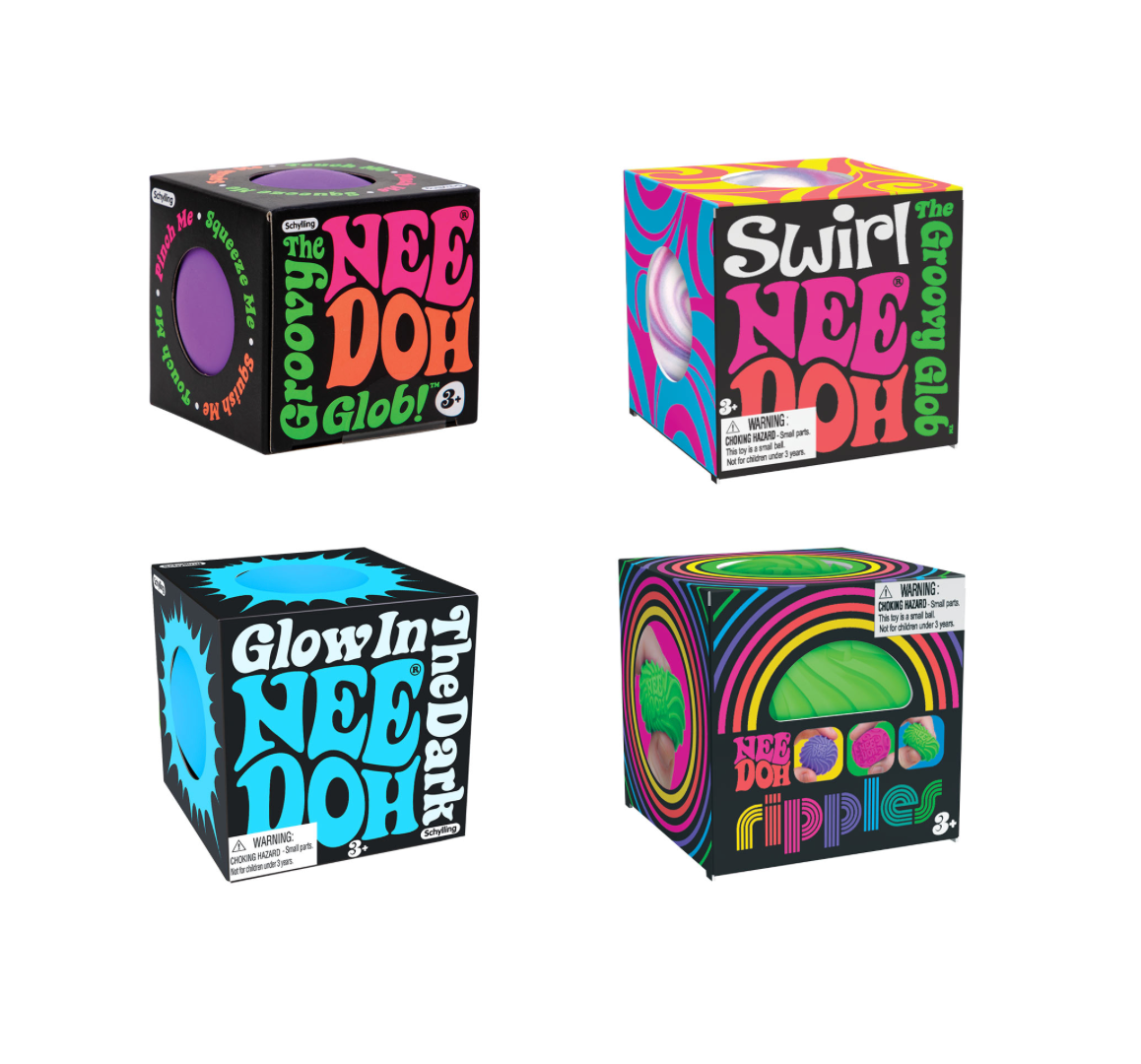 NeeDoh Teenie singles set of 4 - Surprise me! Random Color