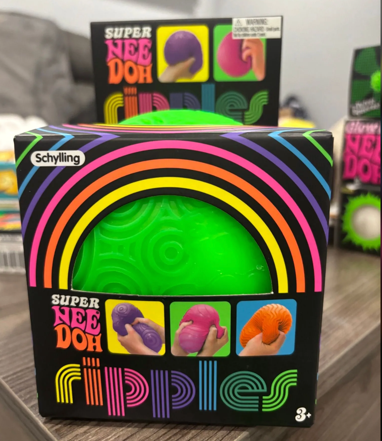 Schylling Needoh Super Ripple - COLOR GREEN