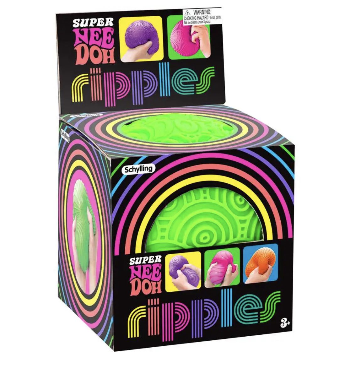 Schylling Needoh Super Ripple - COLOR GREEN
