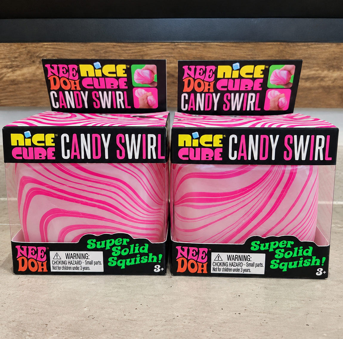 NeeDoh Nice Cube Candy Swirl 2-Pack Bundle