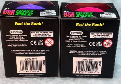 NeeDoh Funky Pup 2-Pack Bundle - Pink & Purple Squishy Dogs