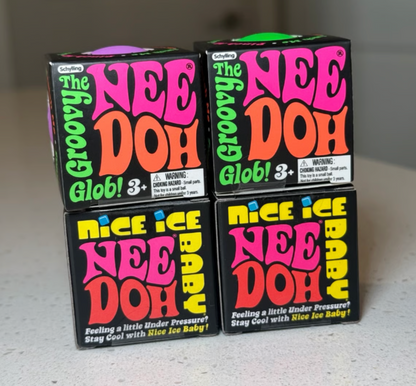 Teenie NeeDoh Bundle: Groovy Glob & Nice Ice Baby