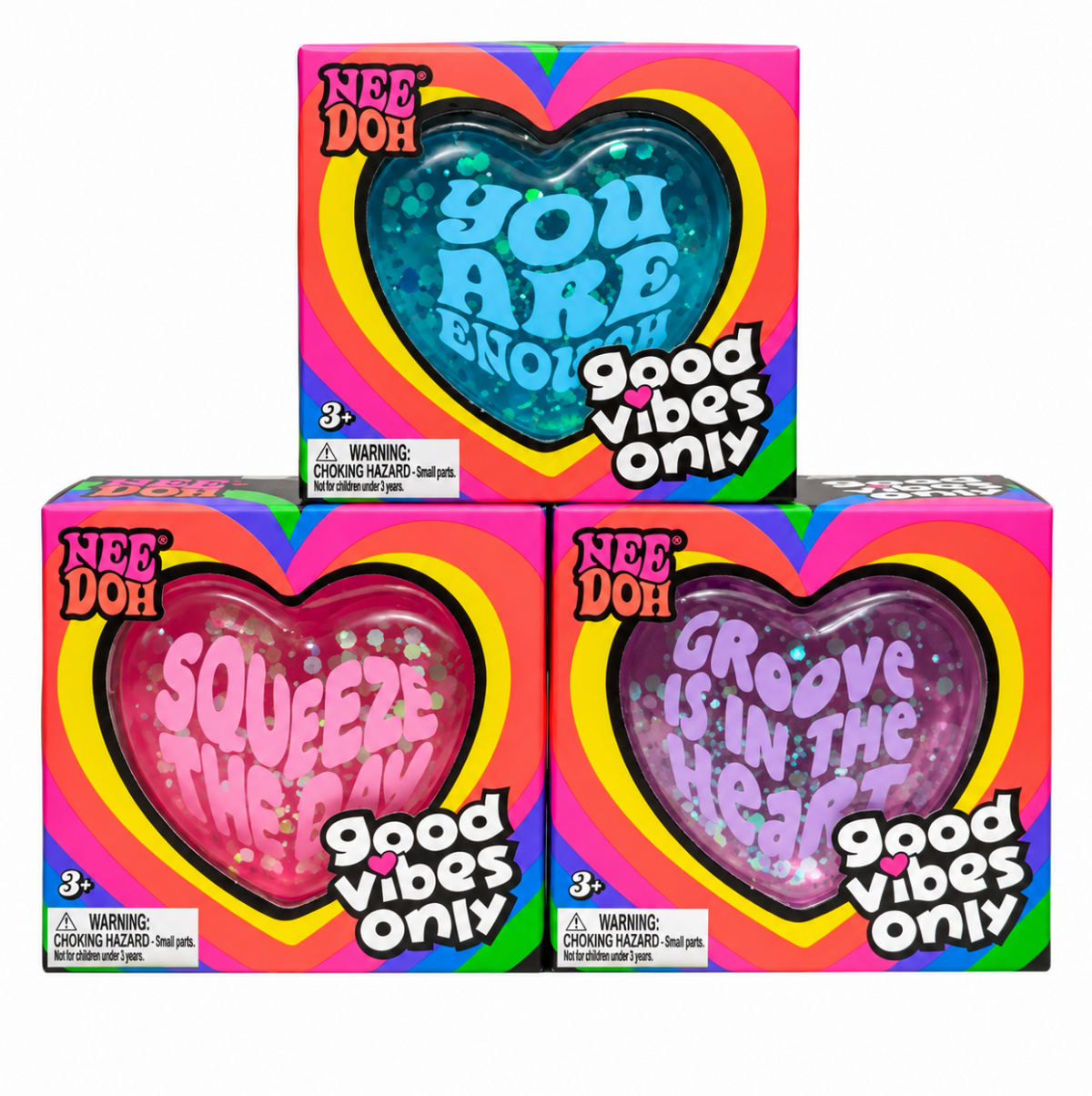 Schylling NeeDoh Good Vibes Only - 1 Pc, Random Color