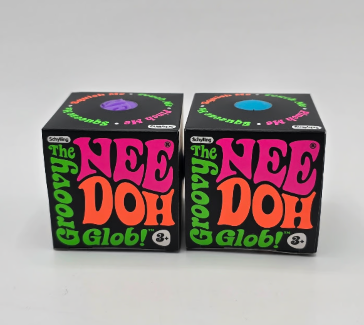 NeeDoh Groovy Glob 2-Pack | Regular Size | Random Colors