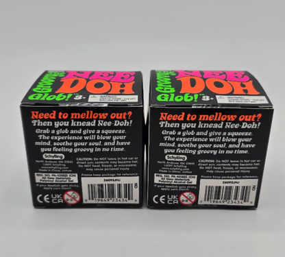 NeeDoh Groovy Glob 2-Pack | Regular Size | Random Colors