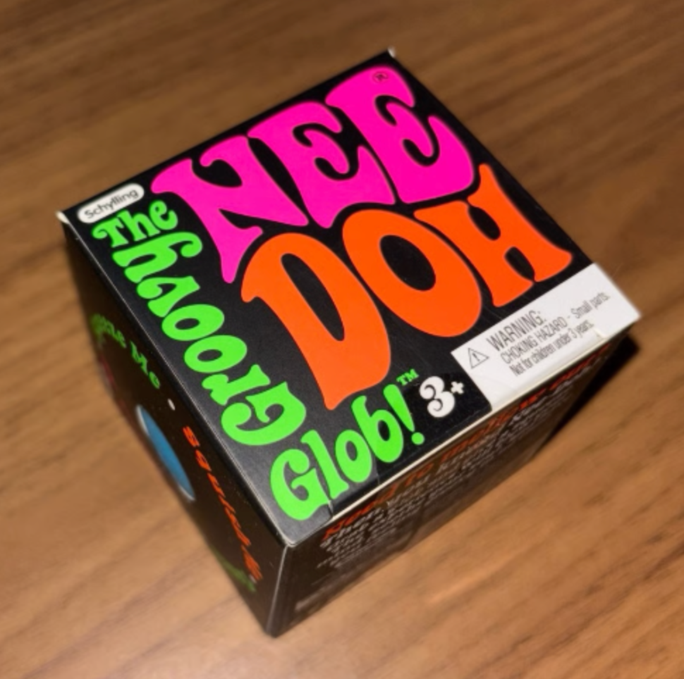 NeeDoh Groovy Glob 2-Pack | Regular Size | Random Colors
