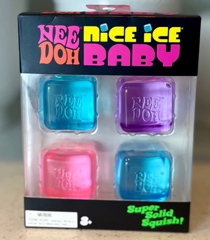 NeeDoh Nice Ice Baby + Funky Pup Bundle | Color Change | 2 Available