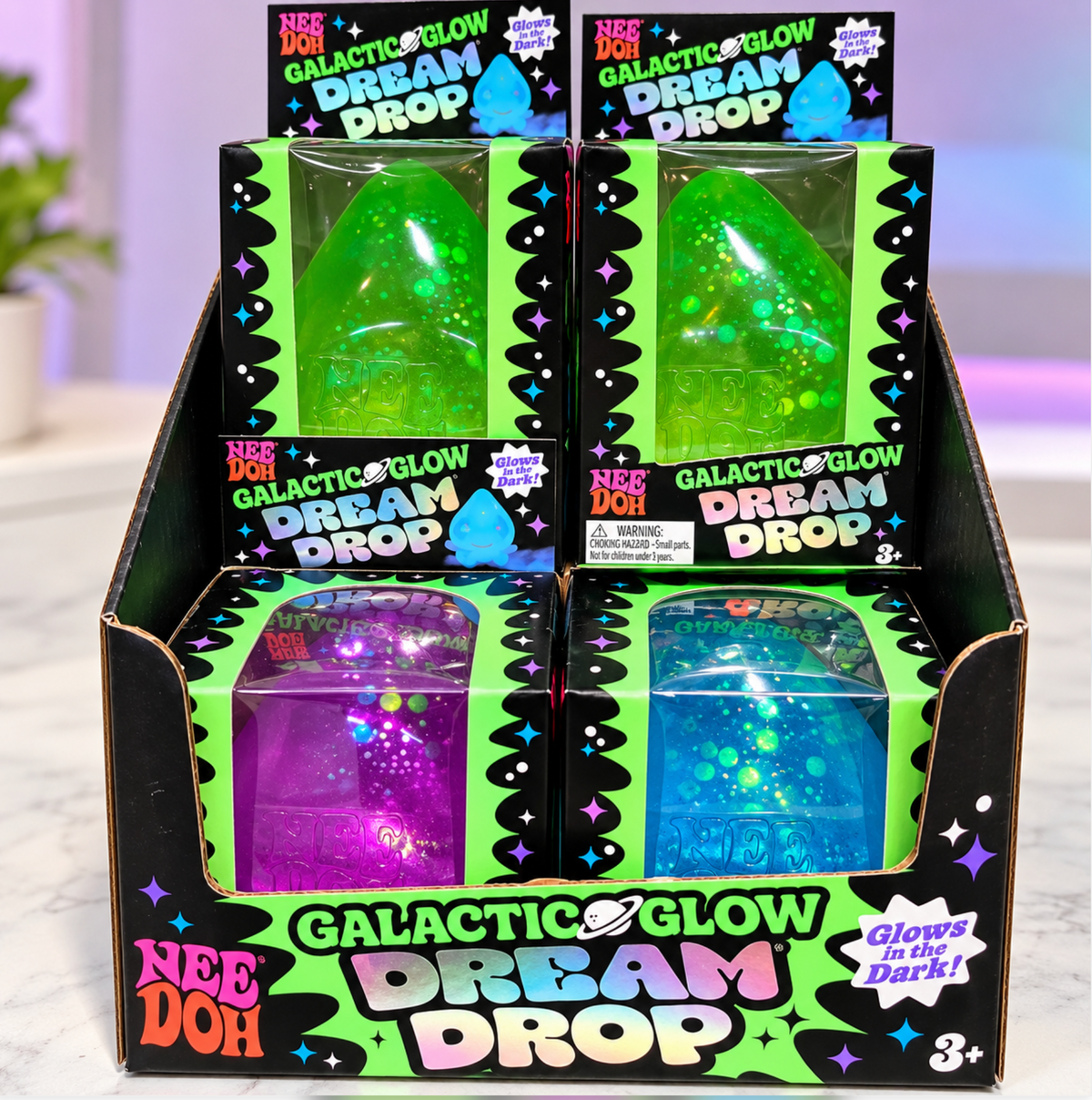 NeeDoh Galactic Glow Dream Drop – Mystery Color