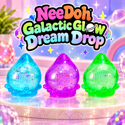 NeeDoh Galactic Glow Dream Drop – Mystery Color