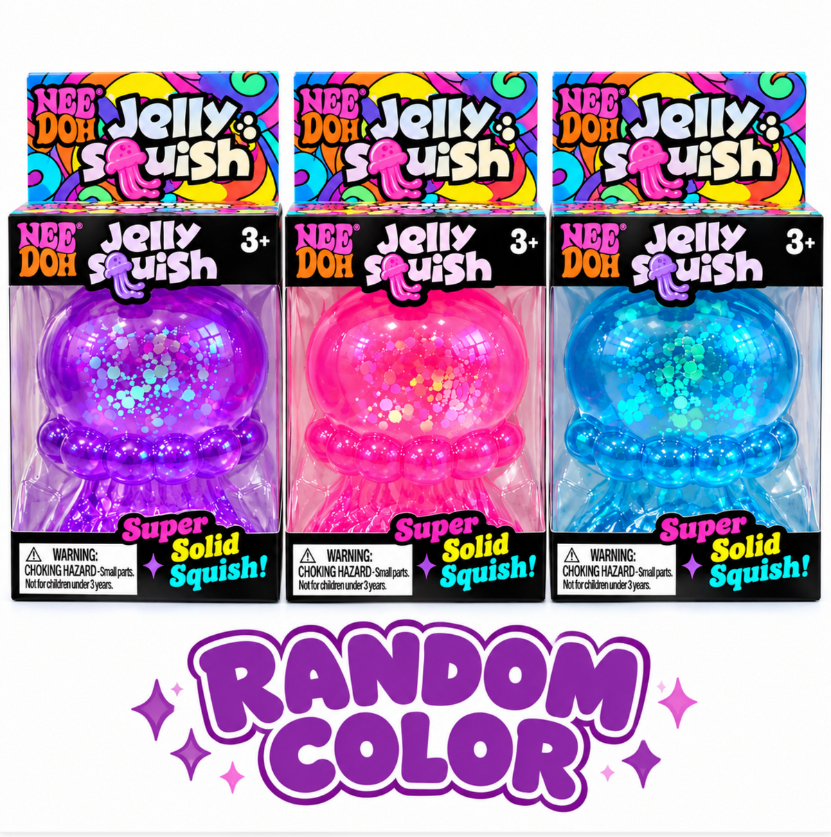 NeeDoh Jelly Squish - Random Color