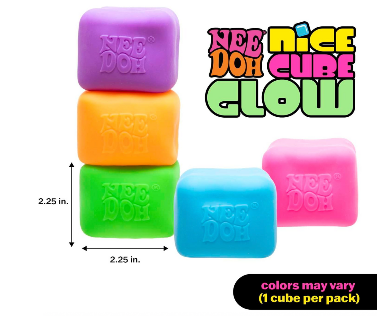 NeeDoh Nice Cube Glow – Limited Mystery Color (1 Cube)