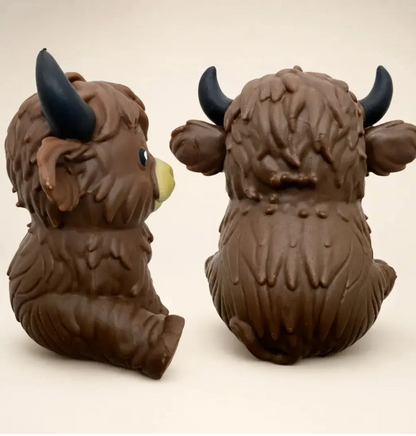 Jumbo Highland Cow Squishy – Choose Orange or Dark Brown