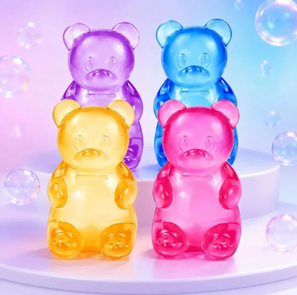 Gummy Bear Squishy – Surprise Color (1 Bear)
