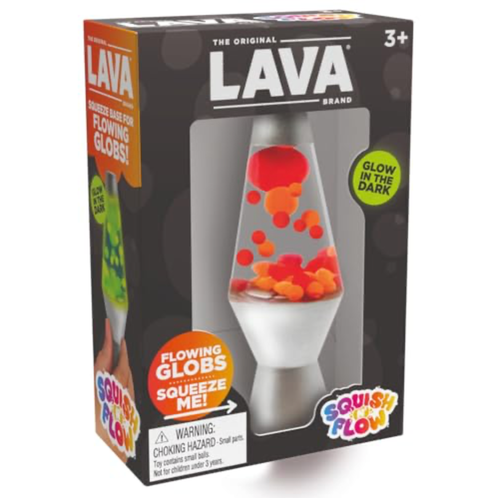 Schylling Lava Squish & Flow – Mini Sensory Lava Lamp