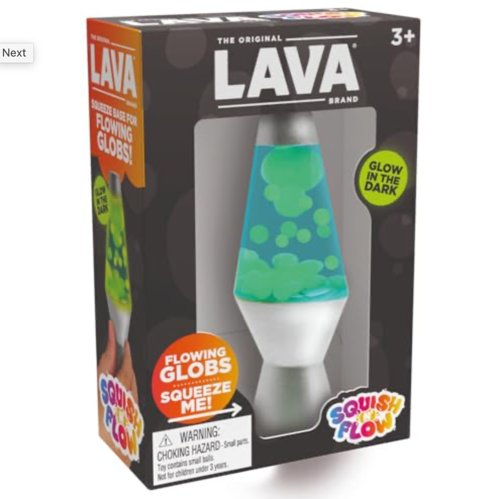 Schylling Lava Squish & Flow – Mini Sensory Lava Lamp