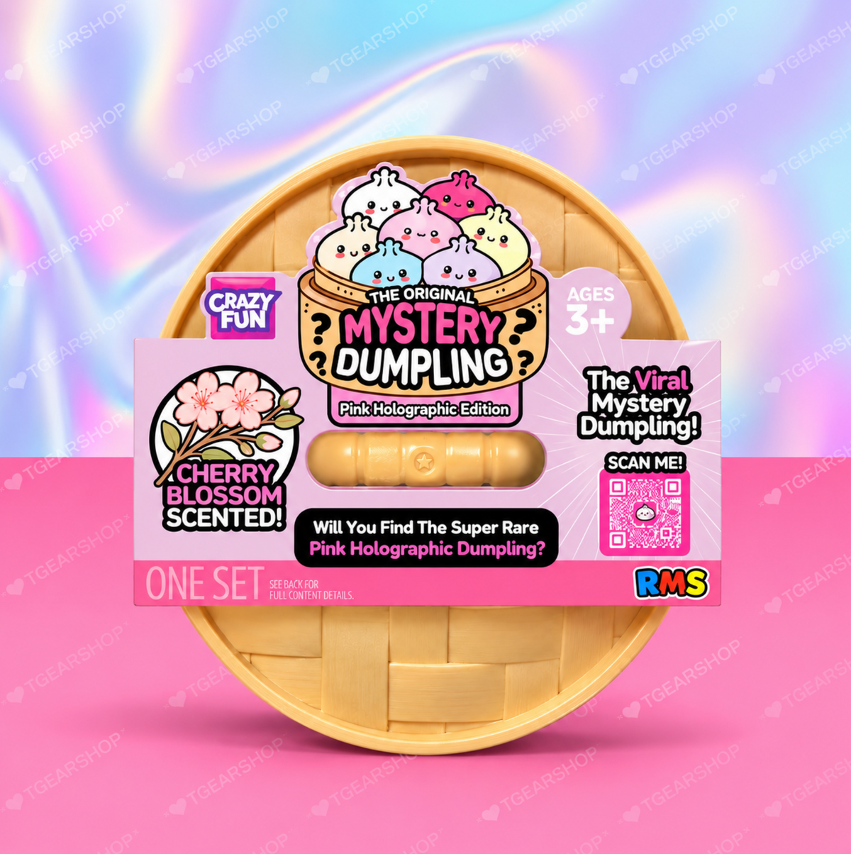 RMS Mystery Dumpling – Cherry Blossom Scented Pink Holographic Edition
