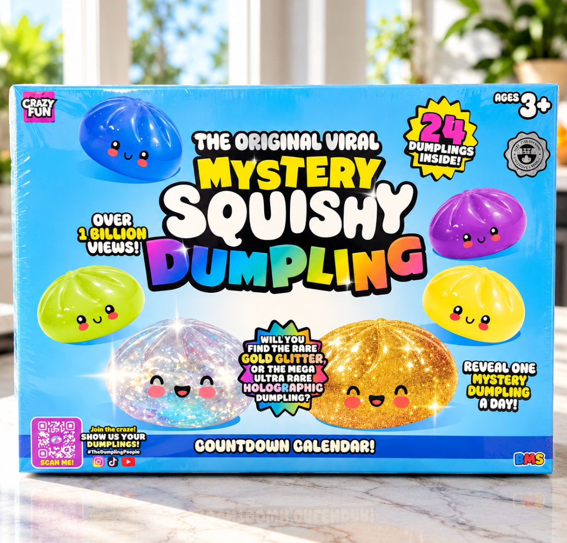 RMS Mystery Squishy Dumpling Calendar – 24 Surprises + Free Gift