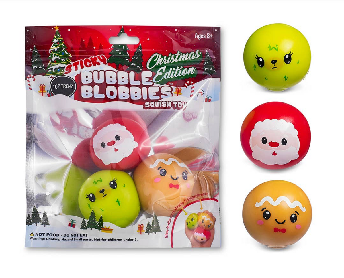 Sticky Bubble Blobbies Christmas Edition – 3-Pack Squishy Toys