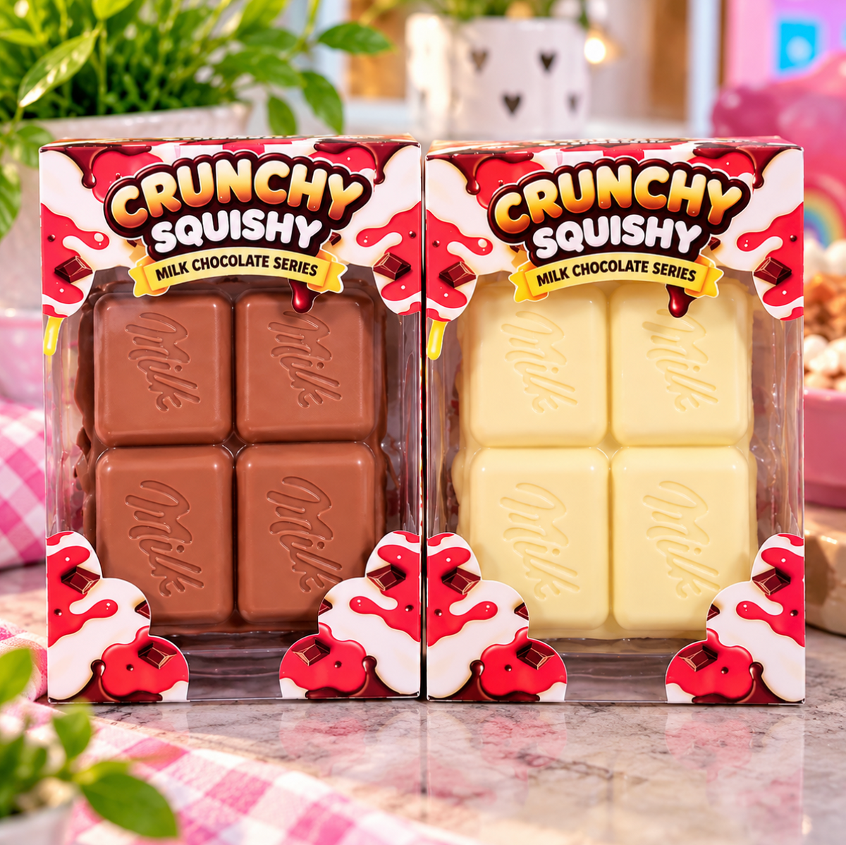 Crunchy Chocolate Squishy – Soft & Crunchy Fidget Toy