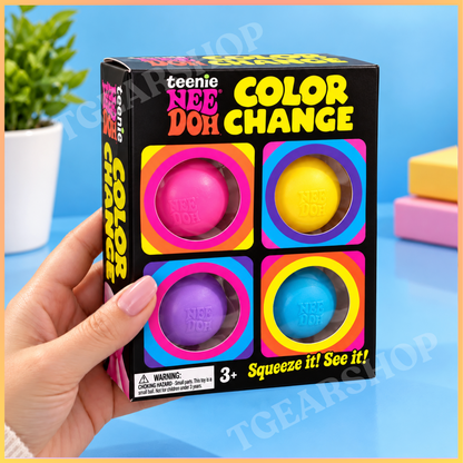 Teenie NeeDoh Color Change 4-Pack – Colorful Squishy Gift