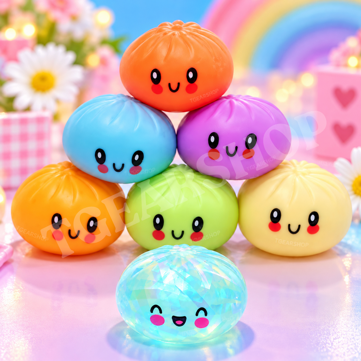 RMS Mini Squishy Dumpling 12-Pack – Rare Teal Ribbon Confirmed