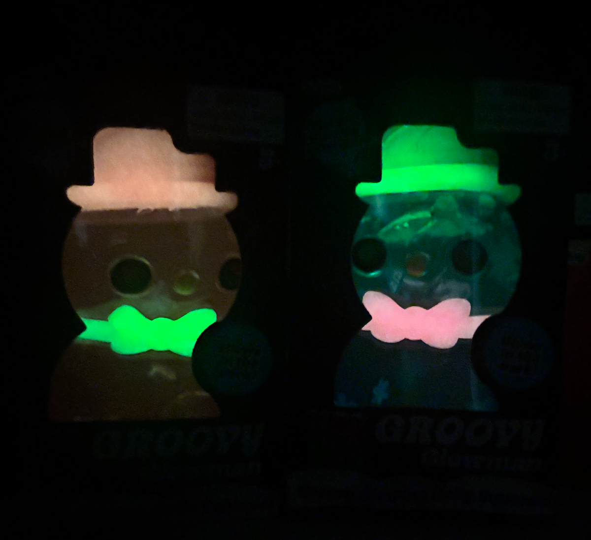 HTF ultra Rare NeeDoh Groovy the Glowman – 2024 Holiday Collectible | Hard to Find! ✨ - pink or blue