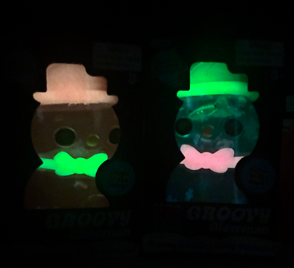HTF ultra Rare NeeDoh Groovy the Glowman – 2024 Holiday Collectible | Hard to Find! ✨ - pink or blue