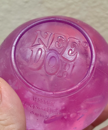 HTF ultra Rare NeeDoh Groovy the Glowman – 2024 Holiday Collectible | Hard to Find! ✨ - pink or blue