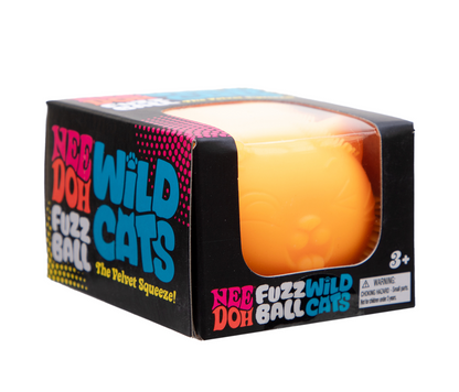 NeeDoh Fuzz Ball Wild Cats - Random Color