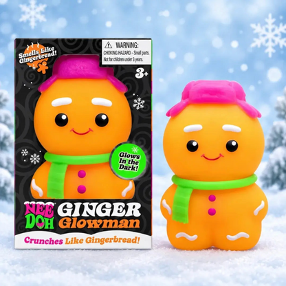 NeeDoh Ginger Glowman – Collectible Mystery Color (1 Piece)