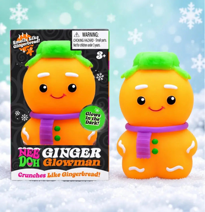 NeeDoh Ginger Glowman – Collectible Mystery Color (1 Piece)