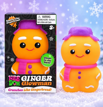 NeeDoh Ginger Glowman – Collectible Mystery Color (1 Piece)